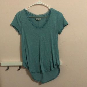 Blue V-Neck Shirt